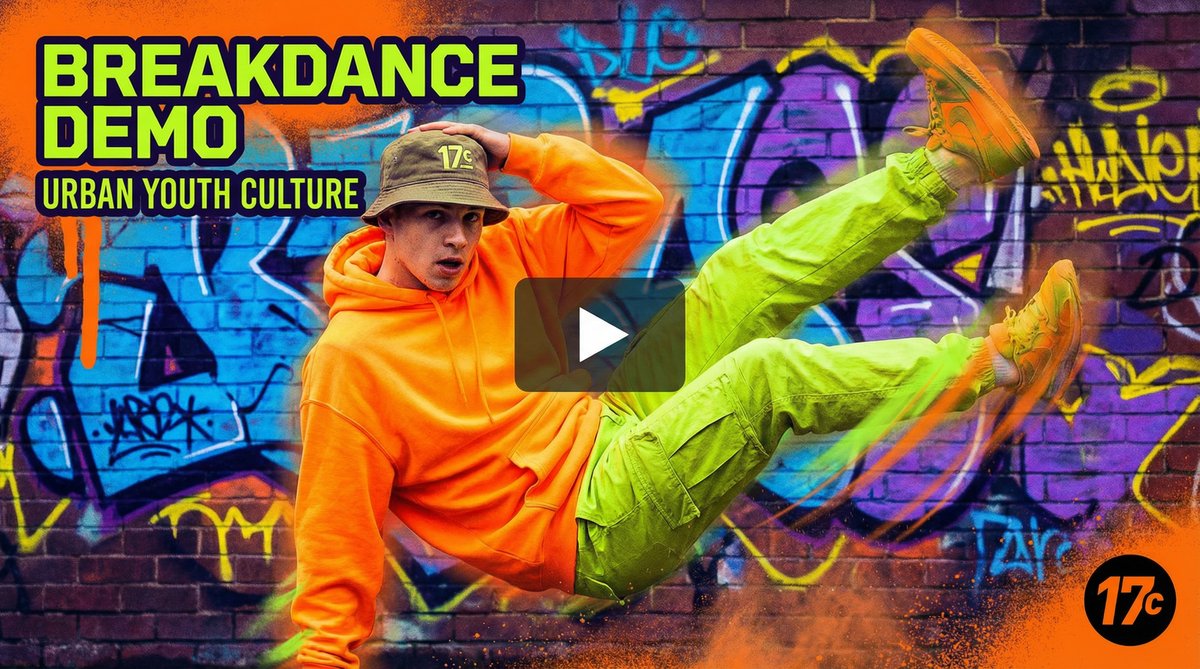 17c街头霹雳舞视频演示 - 年轻文化